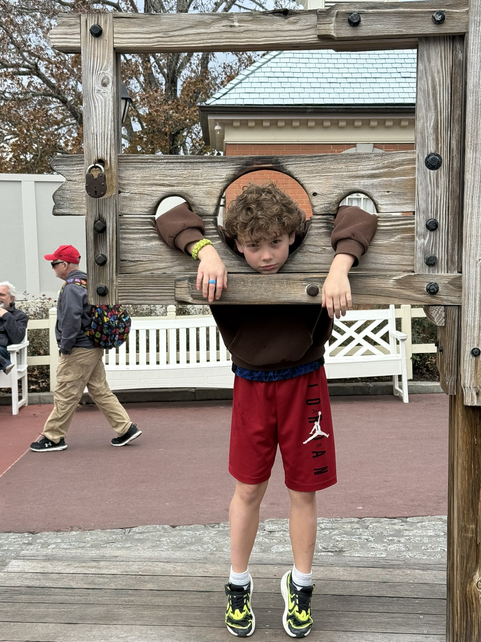 Miles McCune in the stockades